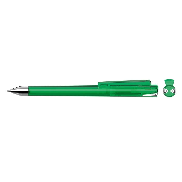 CRYSTAL Transparent SI Twist-Action Pen