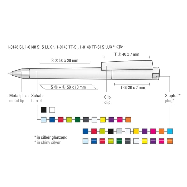 GEOS Frozen SI Twist-Action Pen