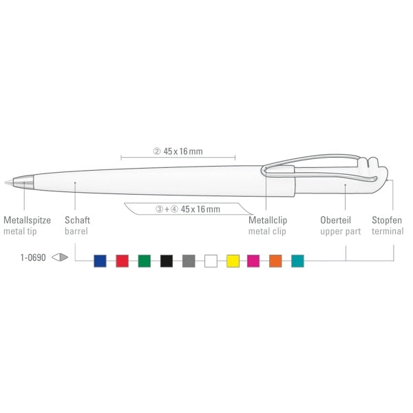 TORSION Plunger-Action Pen