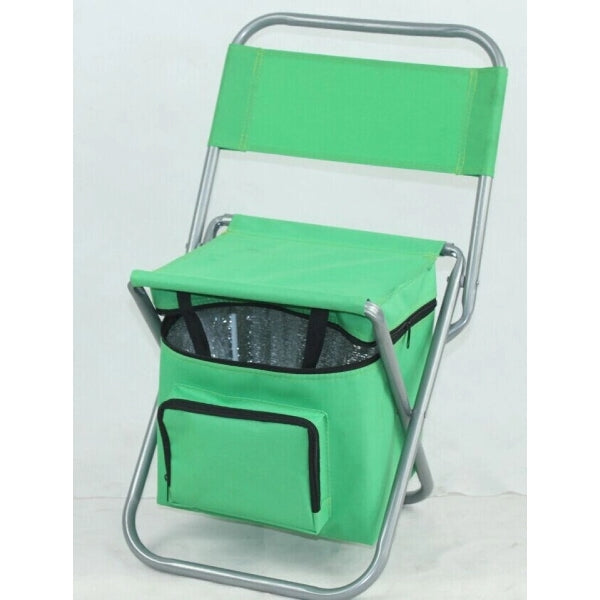 Foldable insulated cooler chair