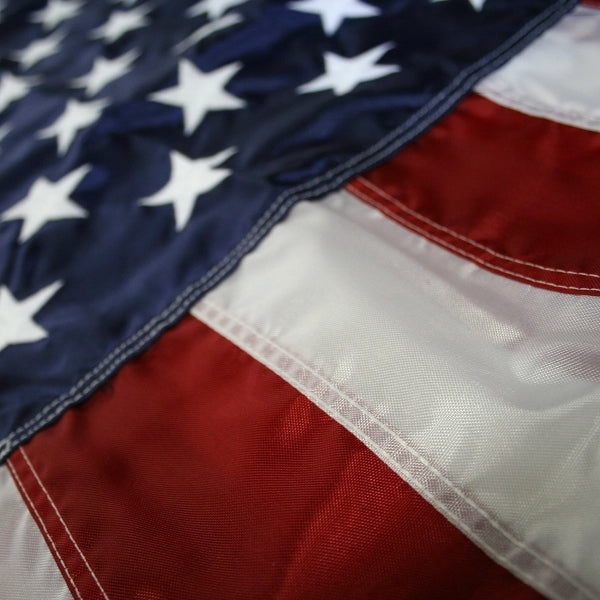 3' x 5' U.S. Nylon Flag with Pole Sleeve