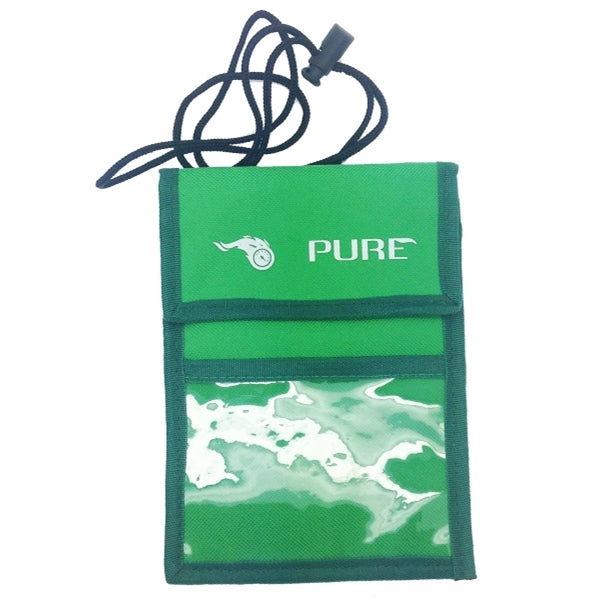 Neck Wallet w/ Flap Top, Adjustable Rope and Pen Holder