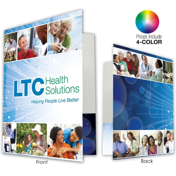 4-Color Pocket Folder w/ Gloss Finish