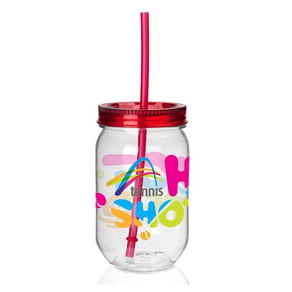 Fiesta Mason Jar Tumbler - 22 Oz.