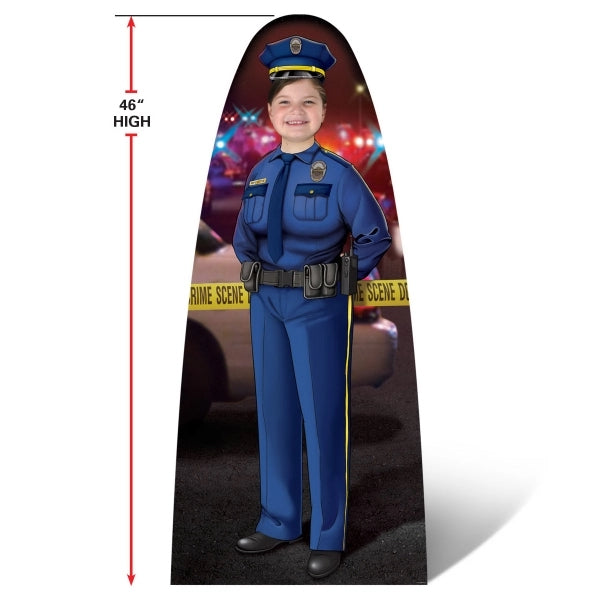 45"x20-1/4"Custom Child Size Police Officer Photo Prop
