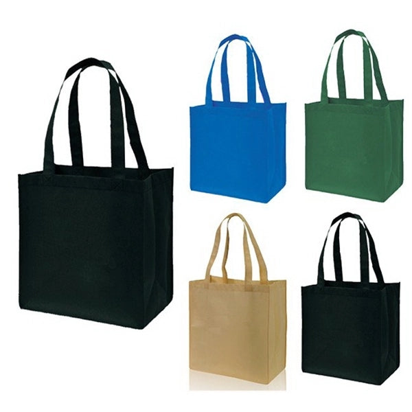 Imprinted Custom 80GSM Non Woven Grocery Tote Shopping Bag