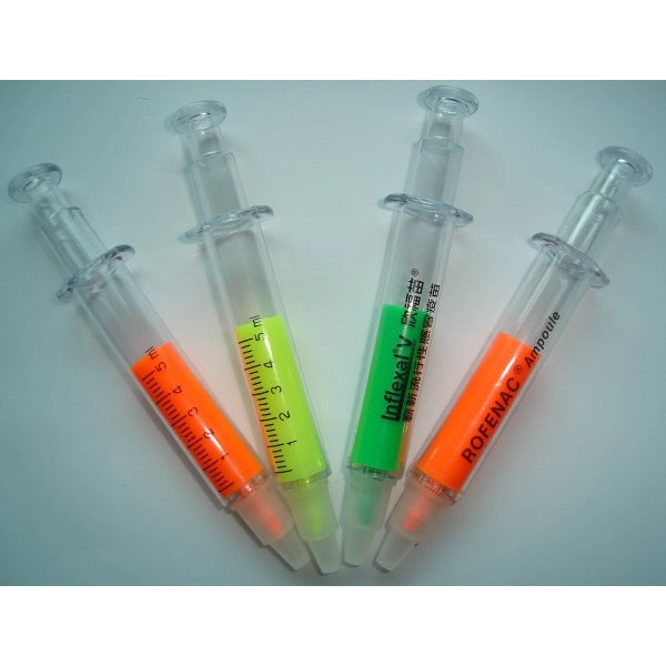 Syringe Shaped highlighter pen