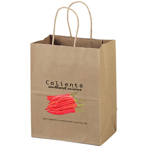 Eco Mini - Kraft-Brown Shopper - ColorVista
