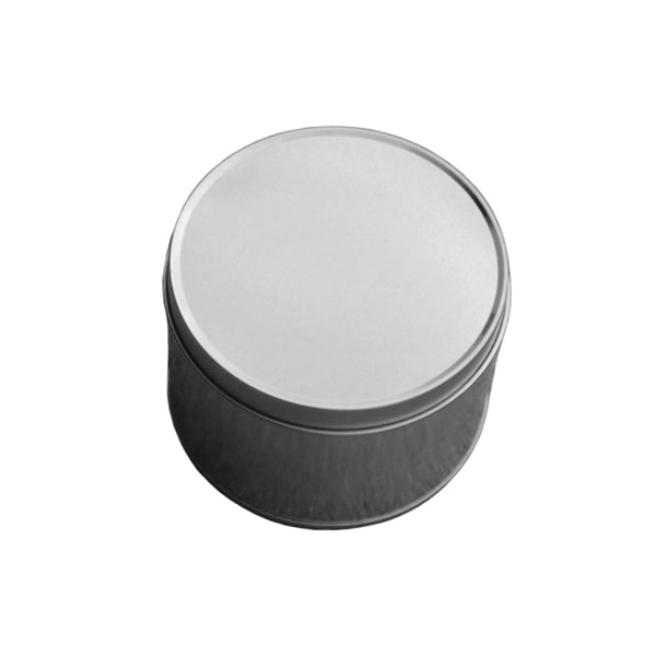 Small Round Tin : 3.75" dia x 2.5" h