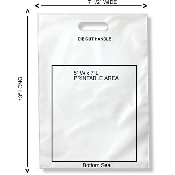 Plastic Bags - 8" W x 11" L