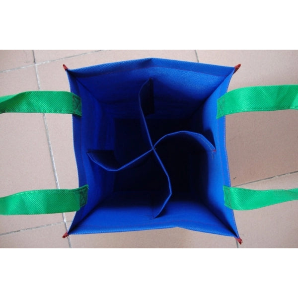 4 bottles non woven wine tote bags