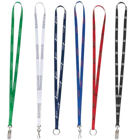 5/8" EconoWeave Silk Screen Lanyard