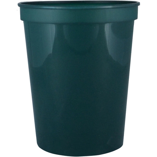 16 oz. Smooth Walled Stadium Cup with Automated Silkscreen