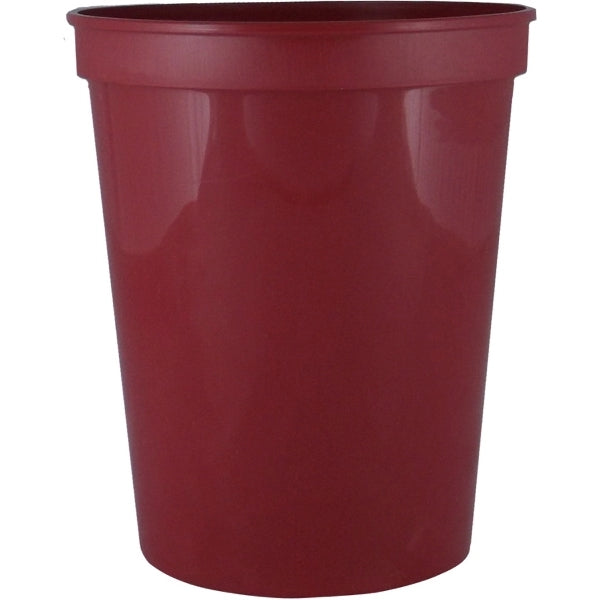 16 oz. Smooth Walled Stadium Cup with Automated Silkscreen