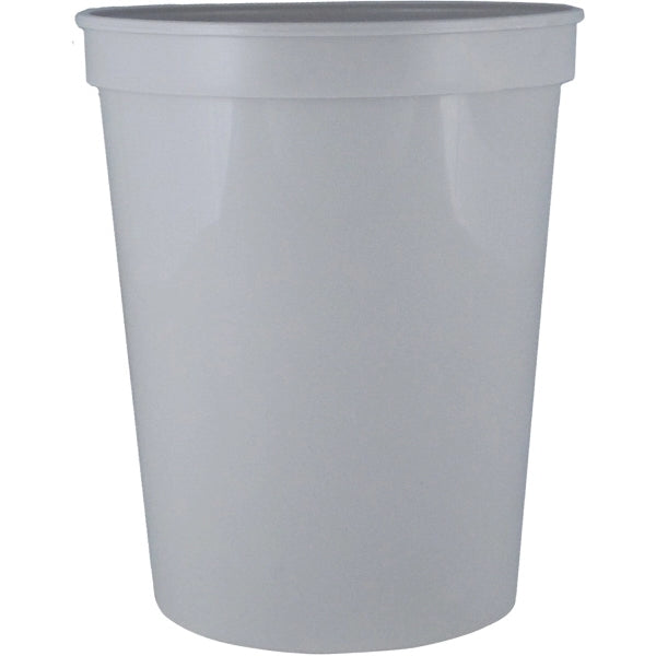 16 oz. Smooth Walled Stadium Cup with Automated Silkscreen