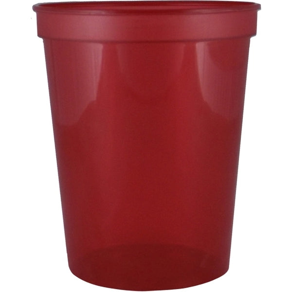16 oz. Smooth Walled Stadium Cup with Automated Silkscreen