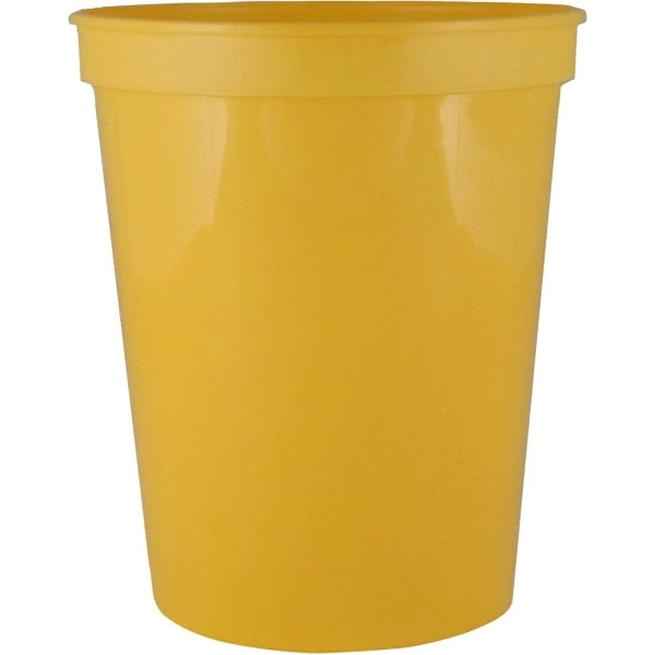 16 oz. Smooth Walled Stadium Cup with Automated Silkscreen