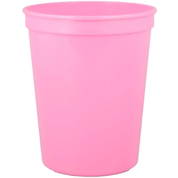 16 oz. Smooth Walled Stadium Cup with Automated Silkscreen