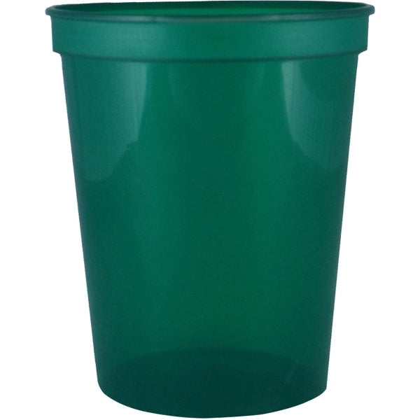 16 oz. Smooth Walled Stadium Cup with Automated Silkscreen