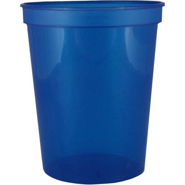 16 oz. Smooth Walled Stadium Cup with Automated Silkscreen