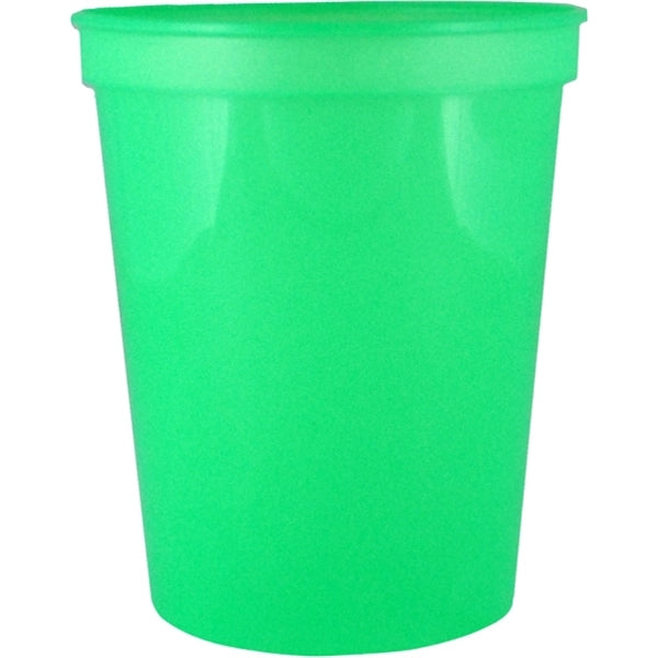 16 oz. Smooth Walled Stadium Cup with Automated Silkscreen