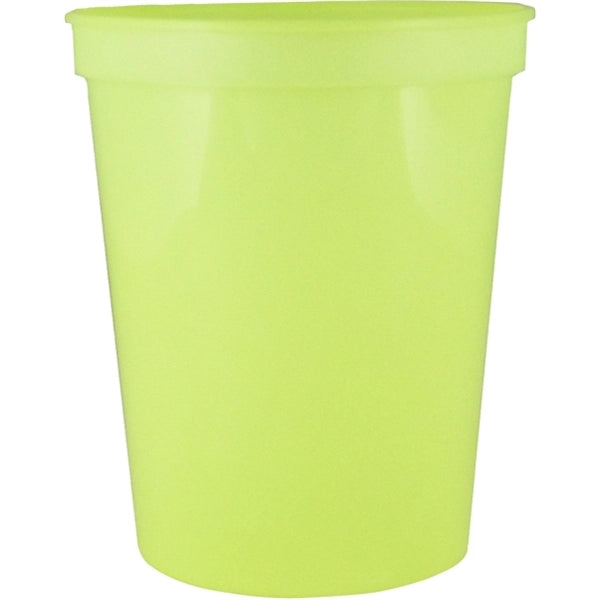 16 oz. Smooth Walled Stadium Cup with Automated Silkscreen