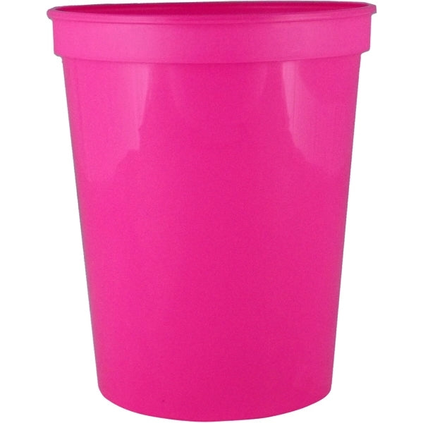 16 oz. Smooth Walled Stadium Cup with Automated Silkscreen