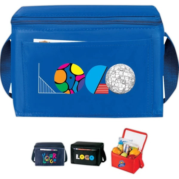 6 Pack Economy Lunch Cooler Bag