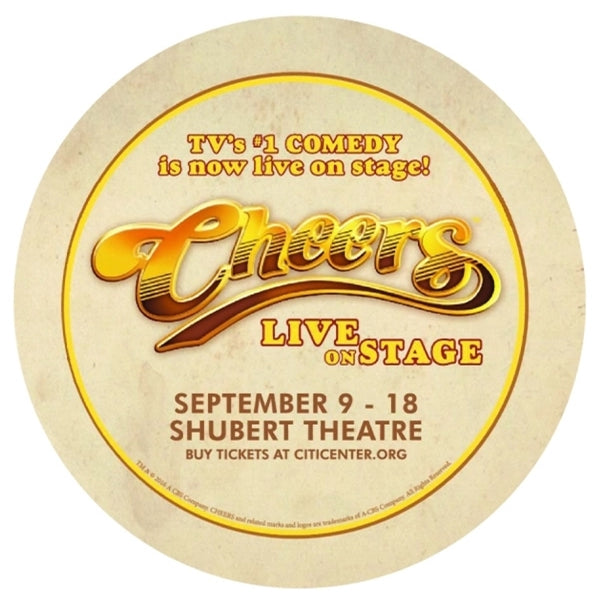 4" circle Heavyweight pulpboard coaster (approx.
