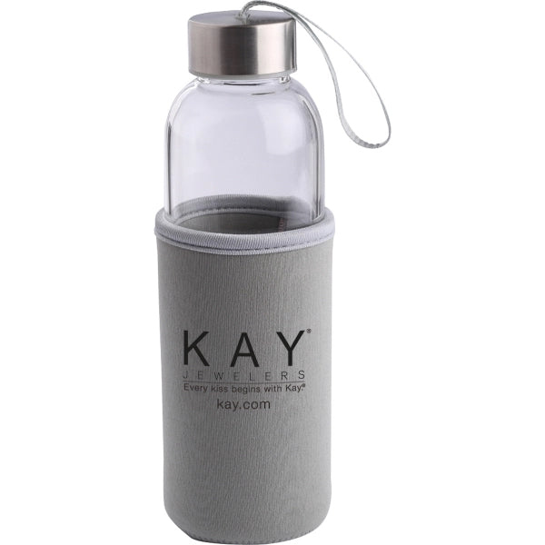 Caspian 16 Oz Glass Bottle With Neoprene Sleeve