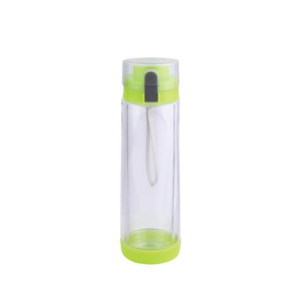 Sultan 20 Oz Double Wall Glass Bottle With Tritan Exterior