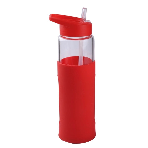 Champion 20 oz Glass Bottle with Sports Lid