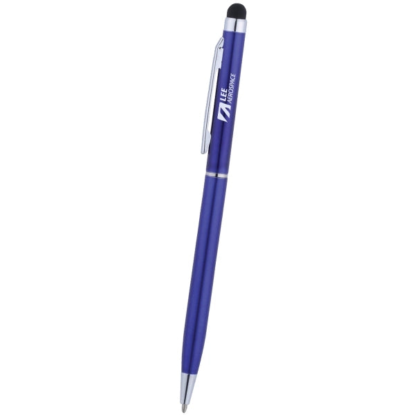 Sleek Metal Twist Action Stylus Ballpoint