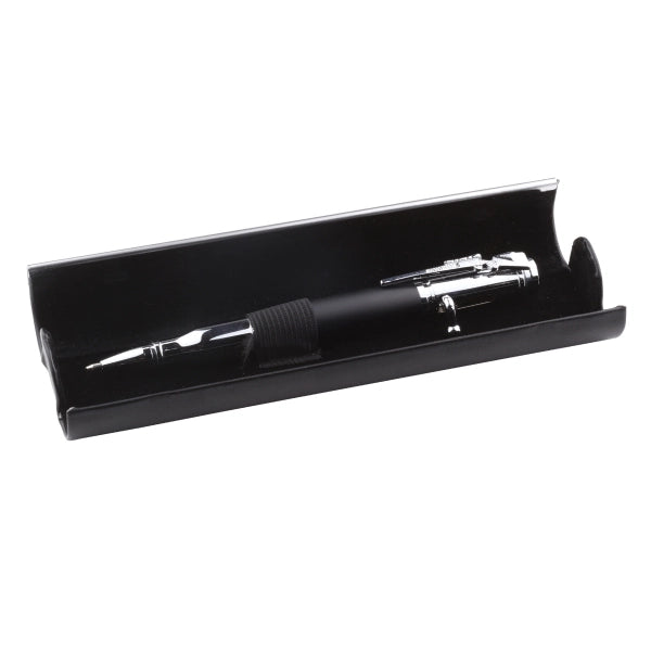 Leatherette case with Metal Trim for Pens