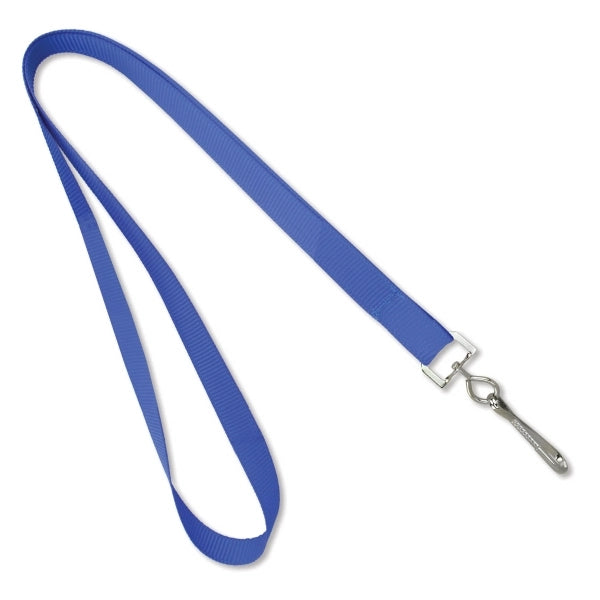 3/8" EconoWeave 1-Color Custom Silkscreen Lanyards