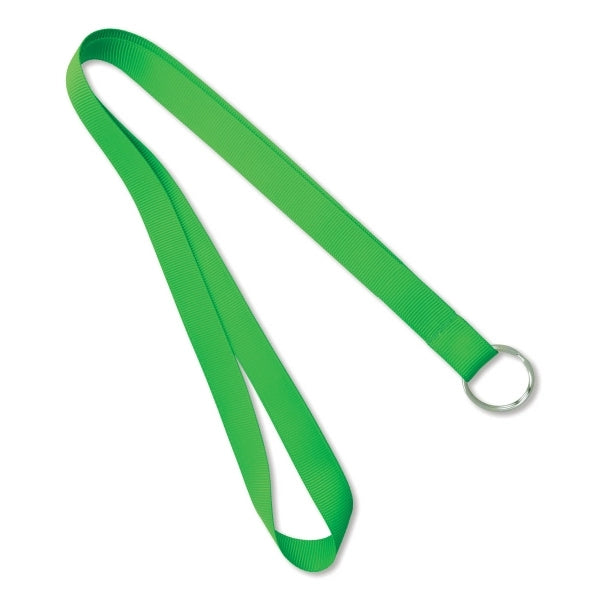 3/8" EconoWeave 1-Color Custom Silkscreen Lanyards