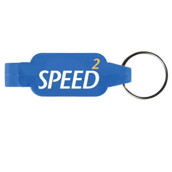 Rectangular Bottle Opener Beverage Wrench Keychain