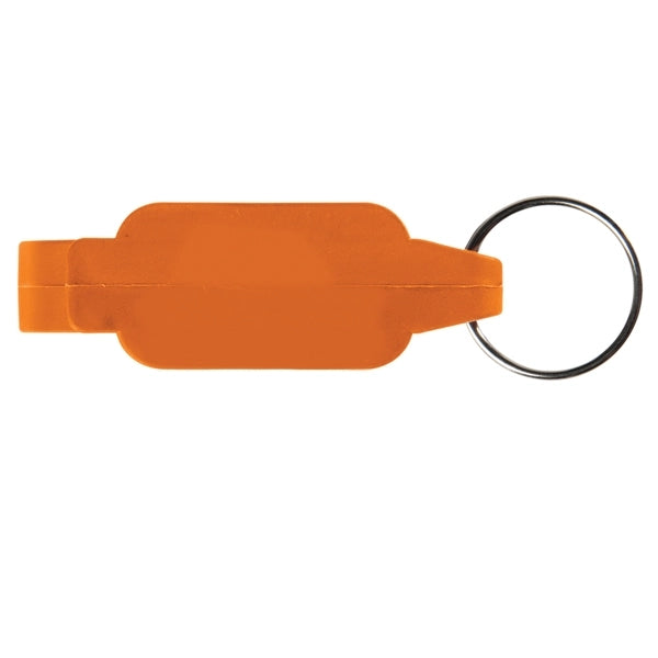 Rectangular Bottle Opener Beverage Wrench Keychain