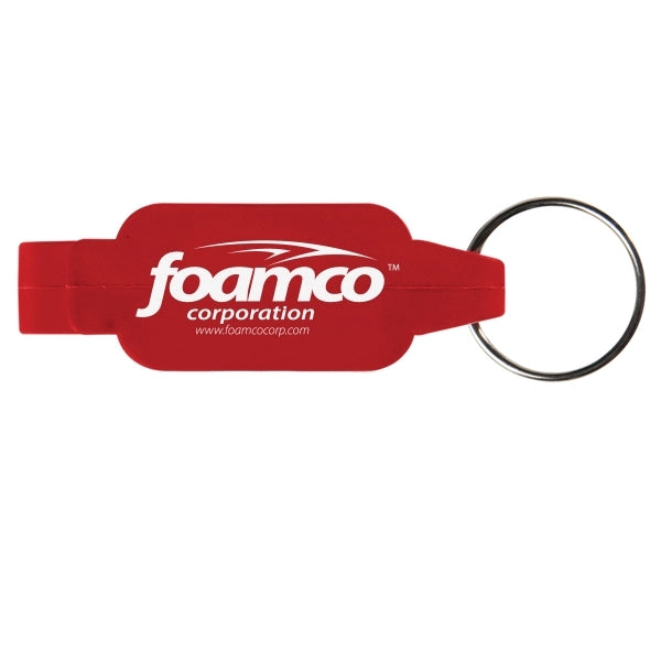 Rectangular Bottle Opener Beverage Wrench Keychain