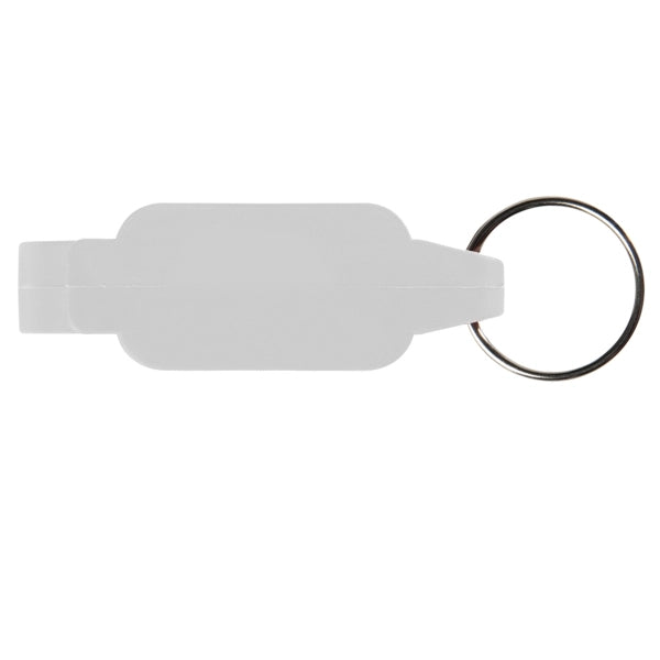 Rectangular Bottle Opener Beverage Wrench Keychain