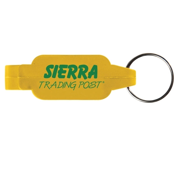 Rectangular Bottle Opener Beverage Wrench Keychain