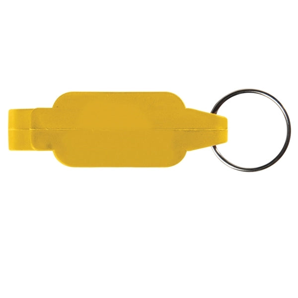 Rectangular Bottle Opener Beverage Wrench Keychain