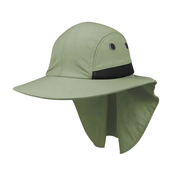 4 Panel Flap Cap With Wide Brim