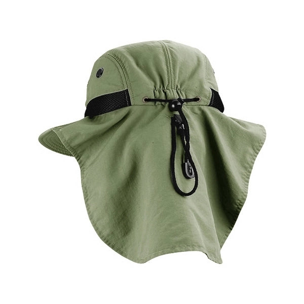 4 Panel Flap Cap With Wide Brim