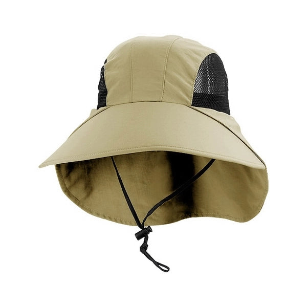 Large Bill Flap Cap With Mesh