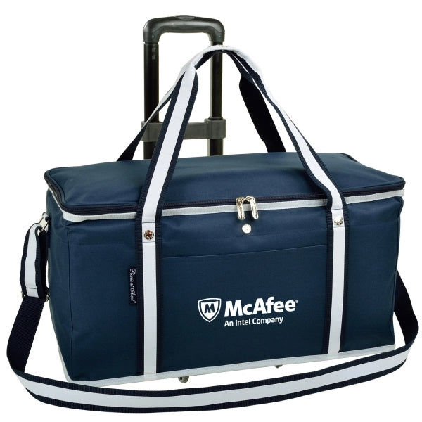 Collapsible Wheeled Cooler- Steel frame/Side Support-72 cans