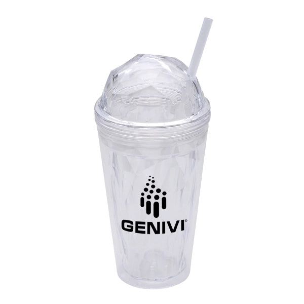 16 oz. Double Wall Acrylic Tumbler with Dome