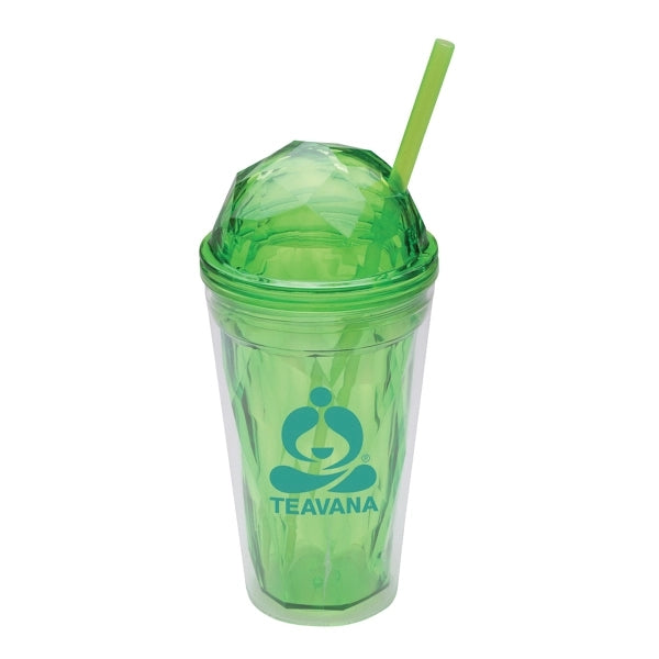 16 oz. Double Wall Acrylic Tumbler with Dome