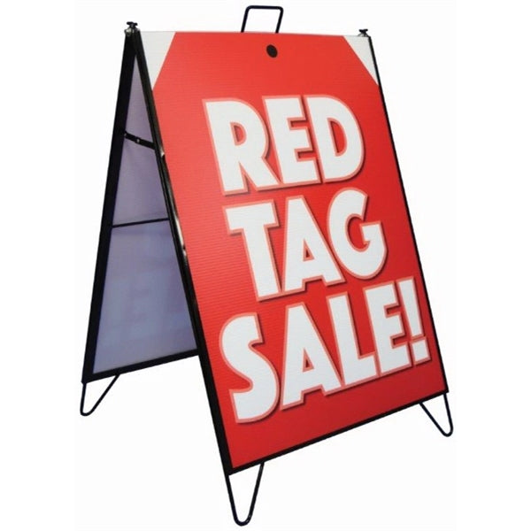 Metal A Frame Sign - Hardware only