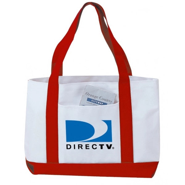 Poly Tote Bag 600D w Front Pocket